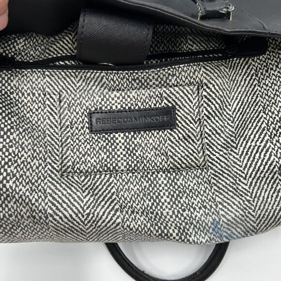 Rebecca Minkoff Black Gold Amorous Satchel - Picture 11 of 12